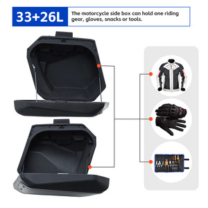 Boîte latérale pour moto Honda XADV750, installation sans perçage, sans dommages, à dégagement rapide, ajustement parfait à l'original - Product Image 6