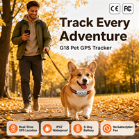 Traceur GPS pour animaux de compagnie Topin G51, localisation en temps réel, étanche IP67, plastique, réseau 4G, application Android/iOS, géolocalisation, autonomie de plus de 20 heures