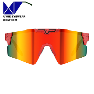 Gafas de Ciclismo Deportivas sin Montura con Lentes Fotocromáticas Polarizadas UV400 TR90, Talla 70-39-110, Personalizadas OEM, para Adultos Unisex, de Fábrica - Product Image 4