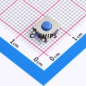 TSR06311-035D531KD-R1500 Tactile Switch SMD-4P,6.5x6.4mm Switch Single Pole Single Throw Round Button 2.8N 6.5mm - Product Image 1