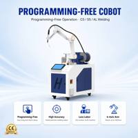 Robot de Soldadura Colaborativo de 6 Ejes, Capacidad de Carga de 10 kg, Alcance de 1800 mm, Celda de Soldadura, Estructura de Acero