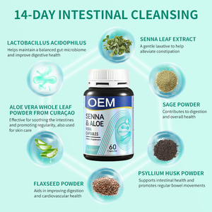 تصنيع المعدات الأصلية الغذاء الغذائي الطبيعي استخراج أوراق سينا ملحق سينوسيدس أوراق سينا استخراج كبسولات - Product Image 2