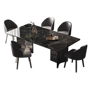 Ensemble <span class=keywords><strong>de</strong></span> <span class=keywords><strong>chaises</strong></span> <span class=keywords><strong>de</strong></span> table à manger en pierre <span class=keywords><strong>de</strong></span> micro cristal moderne et simple <span class=keywords><strong>de</strong></span> style italien table <span class=keywords><strong>de</strong></span> luxe en pierre super cristal naturelle légère - Product Image 5