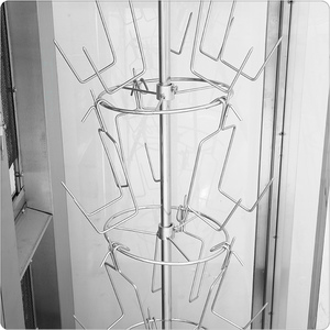 Four à <span class=keywords><strong>poulet</strong></span> électrique en acier inoxydable pour restaurant commercial, nouveau rôtissoire rotatif pour boulangerie, alimentation au <span class=keywords><strong>gaz</strong></span> avec nouveau moteur - Product Image 3