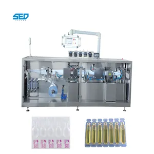 Automatic Cosmetic Liquid Plastic Ampoule Filling And Sealing Machine