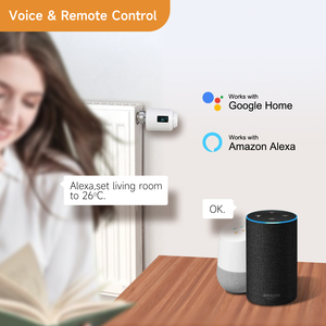 Beok TRV604 Vanne <span class=keywords><strong>électrique</strong></span> de <span class=keywords><strong>radiateur</strong></span> thermostatique programmable WIFI <span class=keywords><strong>sans</strong></span> <span class=keywords><strong>fil</strong></span> pour chauffage par le sol - Product Image 5