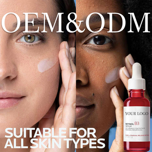 Suero Facial OEM ODM de Marca Privada con Retinol, Vitamina B3, Vitamina C, Ácido Hialurónico y Niacinamida, Iluminador, Blanqueador, Antiarrugas y Antienvejecimiento - Product Image 3