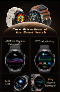 Le plus récent écran tactile AMOLED BT appel TK27 montre intelligente assistant vocal Intelligent fréquence cardiaque surveillance de la santé ECG Smartwatch - Product Image 6
