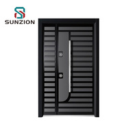 Portes Extérieures pour Maisons en Acier Russe, Simple, Insonorisées, Haute Sécurité, Portes d'Entrée Sûres pour Maison