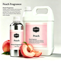 Huile de parfum à la pêche, longue durée et stable, idéale pour les projets de lotion corporelle, de savon, de bougies et de parfums d'ambiance.