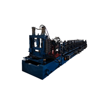 Machine de formage à rouleaux à grande vitesse pour poutrelles en CZ avec moteur PLC, roulement et cadre en acier, longue durée de vie