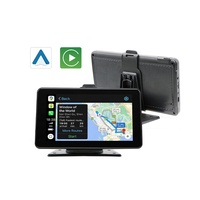 7 pulgadas Universal On Dash inalámbrico coche Carplay Android Auto pantalla portátil Multimedia REPRODUCTOR DE DVD con navegación WIFI
