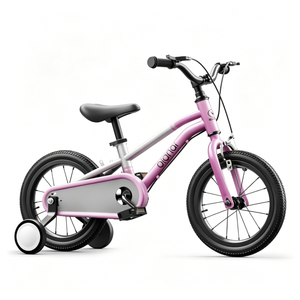 Vélo pour enfants en acier haute teneur en carbone, rose et vert, 12, 14, 16, 18 pouces, pour garçons et filles - Product Image 1