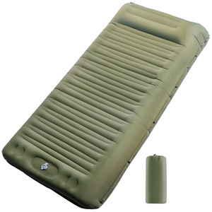 Comfortable <b>Foldable</b> Nylon Camping Bed Backpack Travel TPU Inflatable <b>Mattress</b> Portable Camping Mat Air Bed Hiking 4 Seasons - Product Image 1