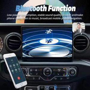 GPS Navi DSP 4G BT Clé de voiture intelligente Radio de voiture Jeep Wrangler 2018-2022 Android 15 Lecteur multimédia vidéo Stéréo 11,8 pouces Sans fil - Product Image 3