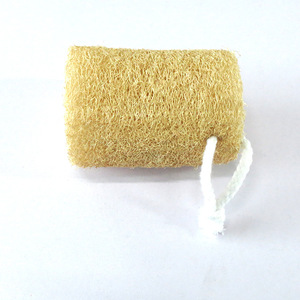 Esponja de lufa natural con asa para colgar, para limpiar platos y exfoliar el cuerpo. - Product Image 4
