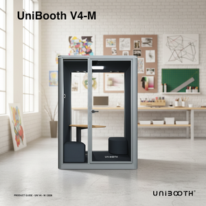 Cabine téléphonique insonorisée multifonctionnelle durable UNIBOOTH, pods de travail, cadre en aluminium de précision, installation de module rapide pour la vie quotidienne - Product Image 6