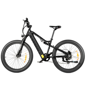 Bicicleta eléctrica de montaña de 27.5 pulgadas con doble suspensión, batería de litio de 48v, bicicleta eléctrica para descenso con suspensión completa. - Product Image 1