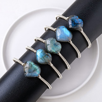 Groothandel natuurlijke kristallen langwerpige hartvormige armband. De perfecte keuze voor Valentijnsdag en Moederdagcadeaus.
