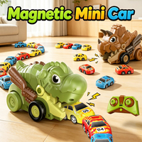 Jouets de voiture télécommandés RC, jeu Serpent Gourmand, jouets éducatifs, voiture dinosaure électrique télécommandée 2.4G pour bataille interactive