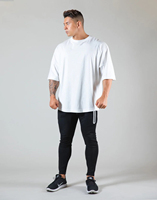 T-shirt Oversize en Coton Personnalisé pour Hommes – Collection Été 2026 – Vente en Gros – T-shirts Homme Grande Taille à Épaules Tombantes