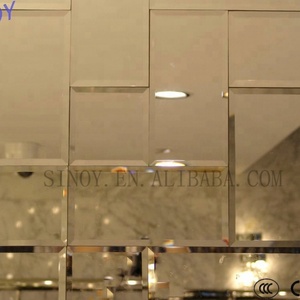 Modern Style Fashion Wall Decor <b>Mirror</b> Tiles Clear Beveled Glass Design - Product Image 3
