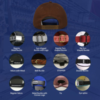 Casquette de baseball ajustable en coton à 6 panneaux avec logo brodé personnalisé de qualité supérieure pour la promotion de marque et le streetwear quotidien