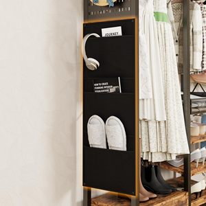 With Drawer, Industrial 5 in 1 <strong>Bench</strong> with Storage <strong>Shoe</strong> <strong>Rack</strong> Freestanding Home Organizer Entryway Hall Tree <strong>Coat</strong> <strong>Rack</strong> - Product Image 5