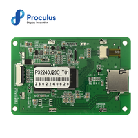 Modul Pengontrol Sentuh Panel LCD Proculus 2.8 Inci dengan GUI Pabrik Rumah Pintar TFT Esp32 Layar Uart Mini Tft Display Screen