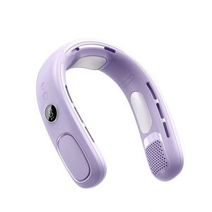 Ventilador Portátil Recargable USB sin Aspas para el Cuello, Batería de 4000 mAh, Pantalla LED con Tecnología de Enfriamiento, 100 Velocidades, Silencioso, Manos Libres, para Viajes - Product Image 6