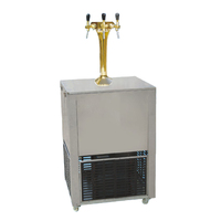 Distributeur de bière portable autonome en acier inoxydable de qualité commerciale, écologique, avec glacière intégrée