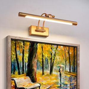 Lámparas de Pared LED Modernas para Galería de Arte, Hierro Dorado/Negro, Ajustables, IP44, para Apartamento, Baño, Espejo - Product Image 4