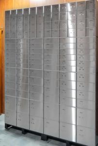 Thép không gỉ an toàn hộp tiền gửi với nhung trái phiếu hộp và JZ-01 khóa chìa khóa kép - Product Image 5