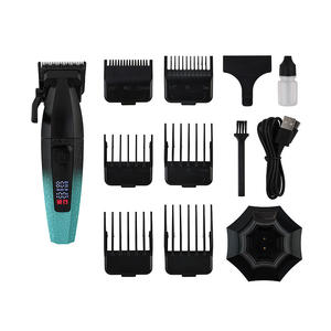 <span class=keywords><strong>Tondeuse</strong></span> à cheveux avec écran LCD, longueurs de <span class=keywords><strong>coupe</strong></span> réglables, charge rapide, <span class=keywords><strong>tondeuse</strong></span> en céramique recouverte de titane - Product Image 2