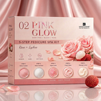 Kit de Pédicure Détox Effervescente Qualité Salon, Réaction Pétillante Puissante, Soin des Pieds en 5 Étapes, Kit Spa Pedi pour Détaillants en Fournitures Onglerie
