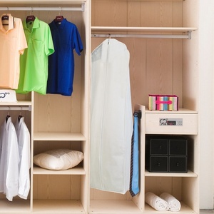 High Quality Non Woven Wedding <b>Dresses</b> Wedding Gown <b>Cover</b> Reusable Custom Garment Bags Wholesale - Product Image 6