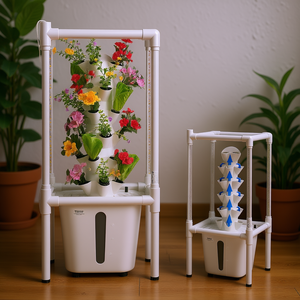 Torre de Cultivo Hidropónico VEXOR con 30 Cápsulas y Luz de Cultivo, Sistema Interior para Riego Conveniente - Product Image 2