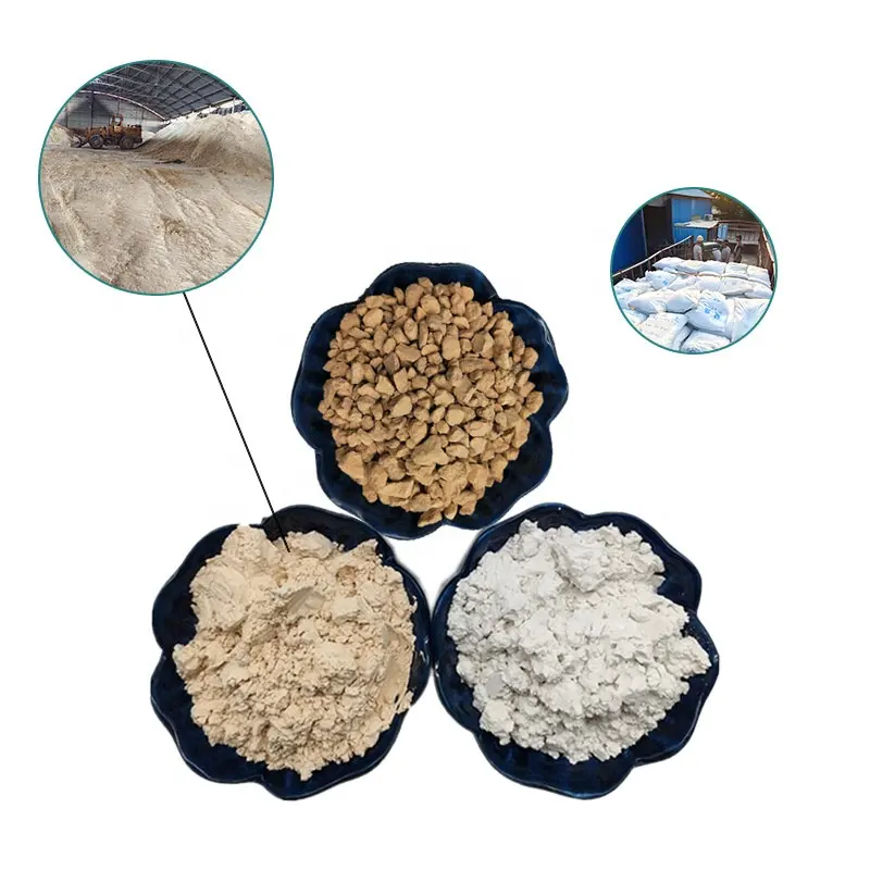 Poudre de diatomite calcinée au flux, poudre de terre de diatomées Aide au filtre de qualité alimentaire Kieselguhr, Celite 545, Aide au filtre à bière