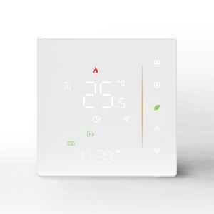 Termostato Inteligente Programable ZigBee MOES para Calefacción por Suelo Radiante y Caldera, Control por Aplicación Tuya, Compatible con <span class=keywords><strong>Alexa</strong></span> y Google Home - Product Image 1