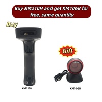 Achetez un scanner de codes-barres 2D portable de haute qualité et recevez un scanner de codes-barres 2D de bureau gratuit, adapté aux supermarchés
