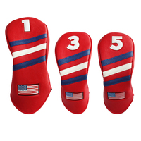 Lot de housses de protection en cuir PU pour clubs de golf (driver 13,5 et fairway) – Design personnalisé, options multicolores, ensemble combiné