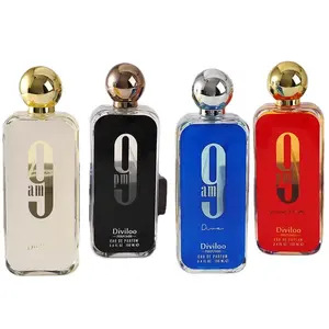 Wholesale 100ML popular brand mens cologne 9 pm men&#39;s eau de parfum long lasting spray arabic perfume for men