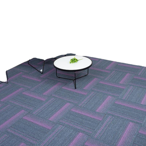 Dalles de moquette modernes antidérapantes à boucles intégrées pour bureaux commerciaux, hôtels, gymnases - Réversibles, adaptées aux animaux de compagnie - Product Image 1