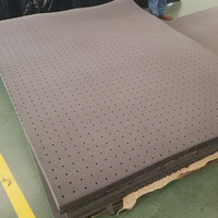 Colchón plegable personalizado de espuma viscoelástica de carbón de bambú para adultos, colchón de tres pliegues para invitados, futón japonés