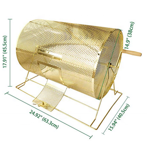 Tambour de tirage au sort en laiton plaqué de grande taille pour tirage au sort de billets - Product Image 4