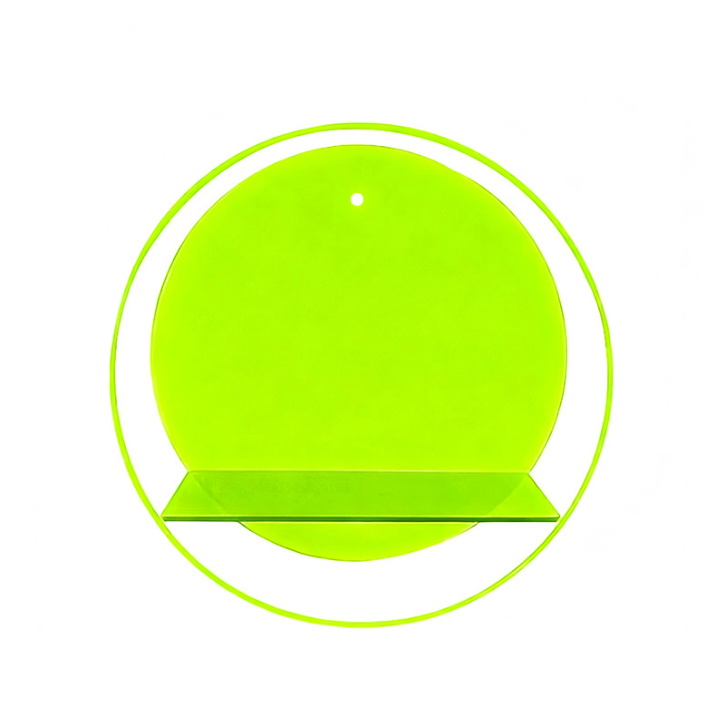 Round shelf fluorescent green-2597cm