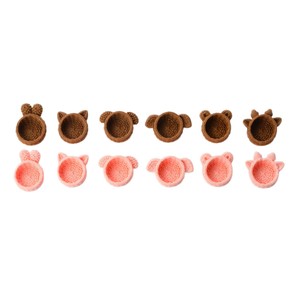 Cestas de resina en miniatura Lanshuo con forma de animales, accesorios para casa de muñecas, juego de juego para niños - Product Image 5