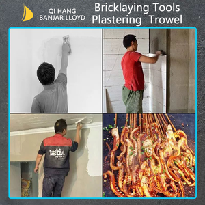 Espátula de Acero Inoxidable para Albañilería, Llana para Concreto, Llana para Enlucido, Llana para Ladrillos - Product Image 6