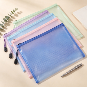 Carpeta de Archivo con Cierre de PVC Impermeable, Formato A4, con Logotipo Personalizado, Disponible en Varios Tamaños A5 y A4, para Oficina y Escuela - Product Image 1