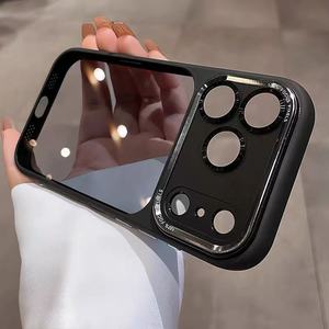 Custodia di Lusso Semi-Trasparente <span class=keywords><strong>Arancione</strong></span> con Bumper per <span class=keywords><strong>iPhone</strong></span> 17 Air, <span class=keywords><strong>Cover</strong></span> per Apple <span class=keywords><strong>11</strong></span> 12 13 14 15 16 17 Pro Max - Product Image 3